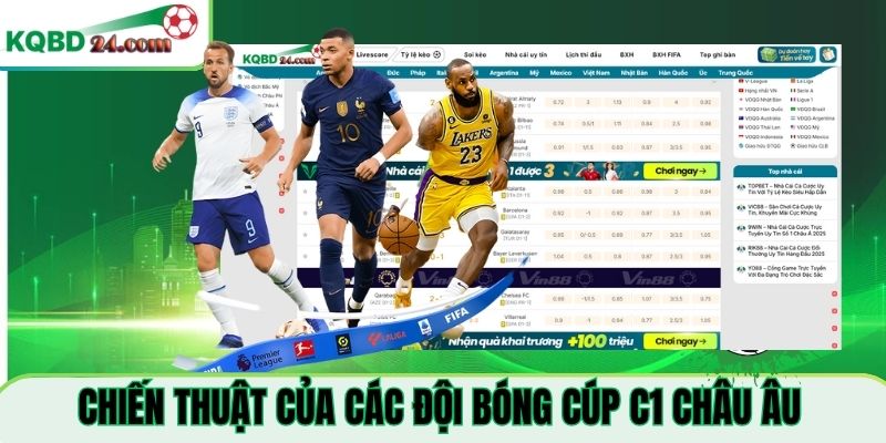 Chiến thuật của các đội bóng Cúp C1 Châu Âu
